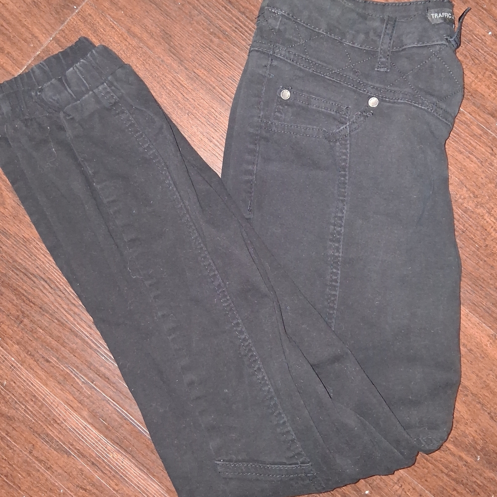 Traffic Women's Dark Black Jeggings
